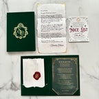 Green Velvet Personalized Booklet & Letter From Santa