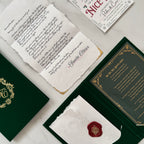 Green Velvet Personalized Booklet & Letter From Santa