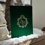 Green Velvet Personalized Booklet & Letter From Santa