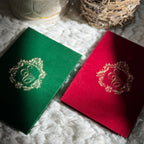 Green Velvet Personalized Booklet & Letter From Santa