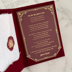 Red Velvet Personalized Booklet & Letter From Santa