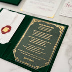 Green Velvet Personalized Booklet & Letter From Santa